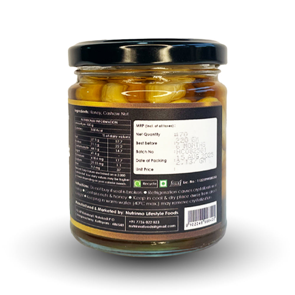 Honey soaked Cashew Nuts