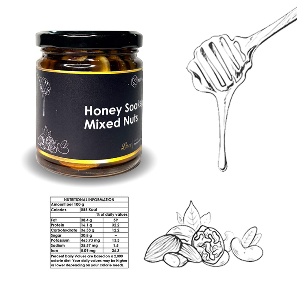 Honey Soaked Mixed Nuts